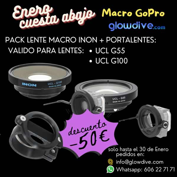 lentes macro para gopro Inon